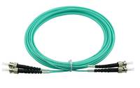 BLUEOPTICS - Duplex LWL Patchkabel ST-ST Multimode OM3 2 Meter