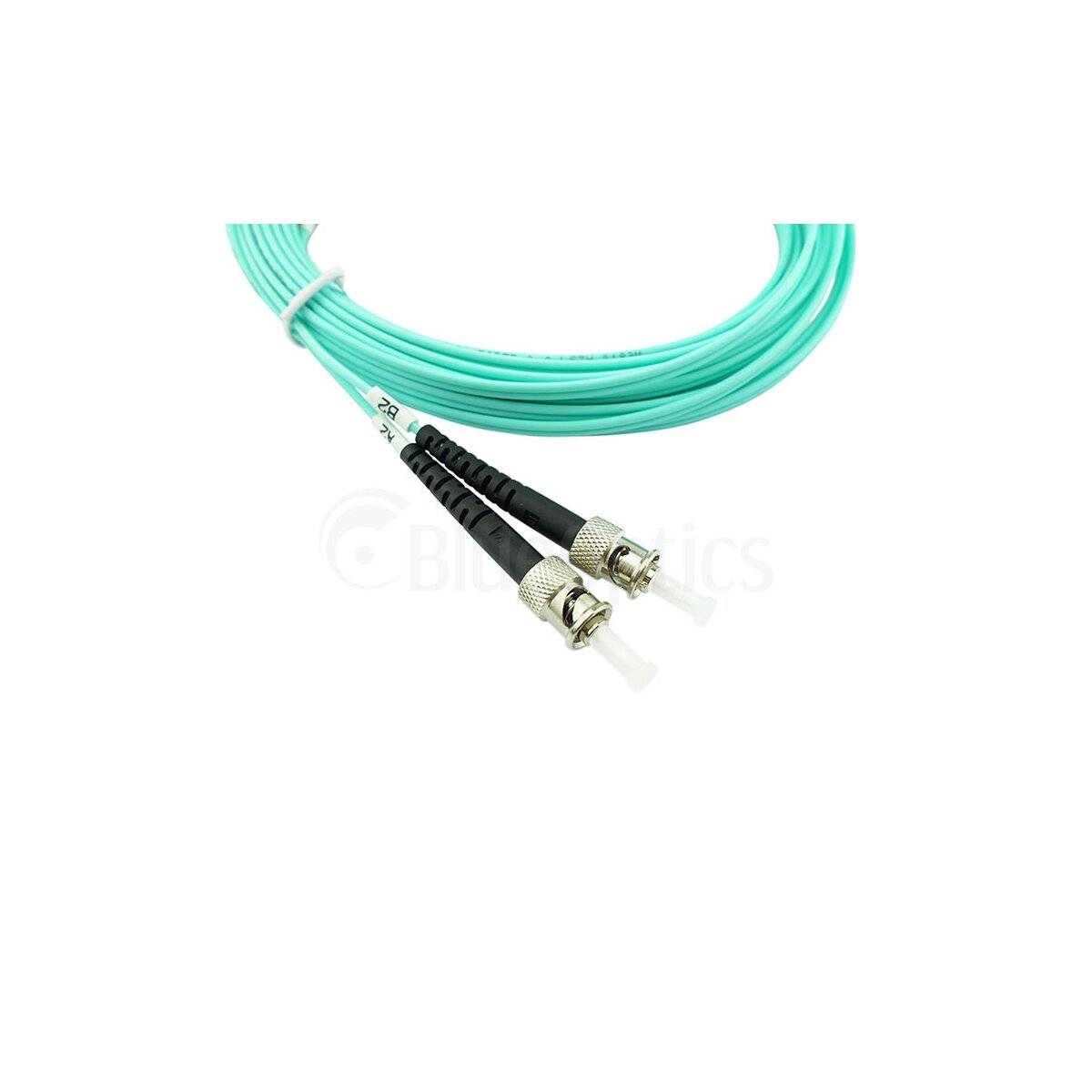 BlueOptics Duplex LWL Patchkabel LC-ST Multimode OM3 0.5 Meter