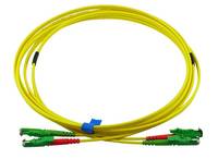 BLUEOPTICS - Duplex LWL Patchkabel E2000-APC/E2000-APC Singlemode 2 Meter
