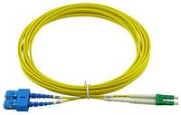 BLUEOPTICS - Duplex LWL Patchkabel LC/APC-SC/UPC Singlemode 1 Meter