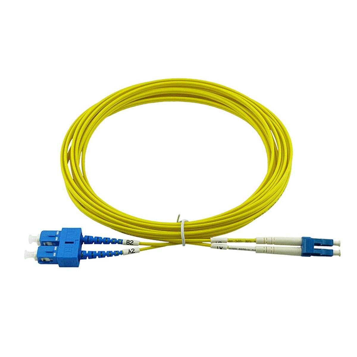BlueOptics Duplex LWL Patchkabel LC-UPC/SC-UPC Singlemode 20 Meter