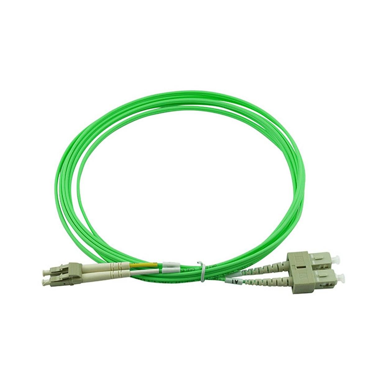 BLUEOPTICS - Duplex LWL Patchkabel LC-SC Multimode OM5 7.5 Meter