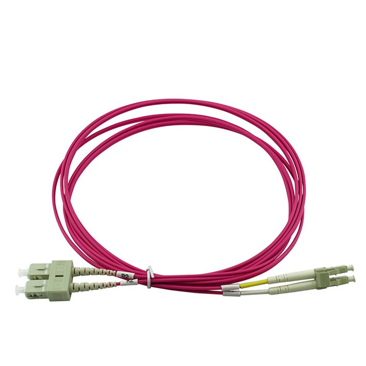 BlueOptics Duplex LWL Patchkabel LC-SC Multimode OM4 50 Meter