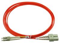 BLUEOPTICS - Duplex LWL Patchkabel LC-SC Multimode OM2 1 Meter