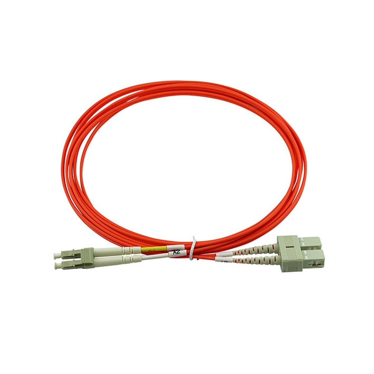 BLUEOPTICS - Duplex LWL Patchkabel LC-SC Multimode OM1 0.5 Meter