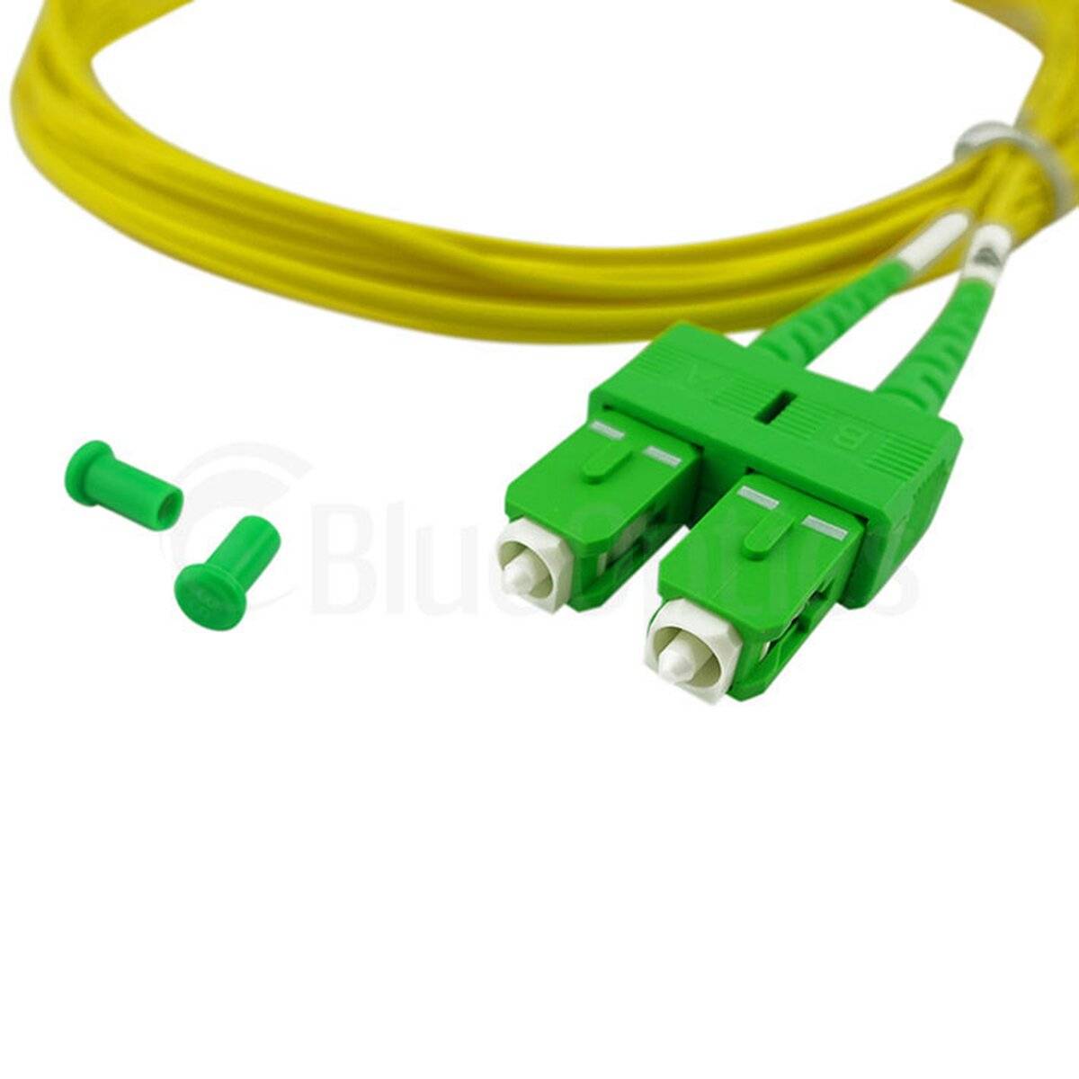 BLUEOPTICS - Duplex LWL Patchkabel LC-APC/SC-APC Singlemode 3 Meter