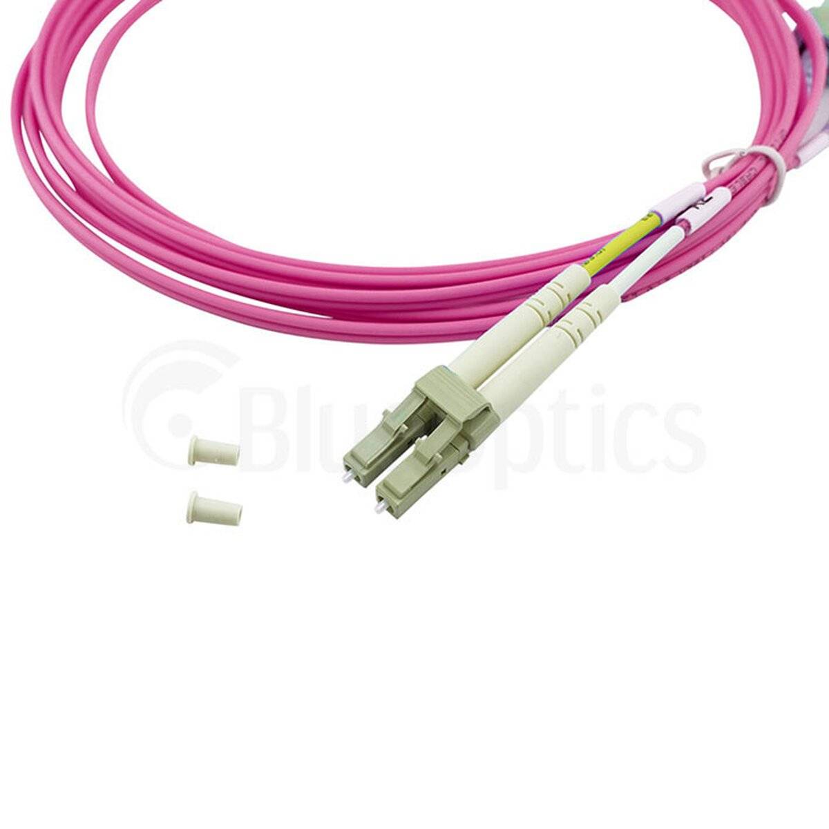 BLUEOPTICS - Duplex LWL Patchkabel LC-ST Multimode OM4 7.5 Meter