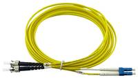 BLUEOPTICS - Duplex LWL Patchkabel LC-UPC/ST-PC Singlemode 1 Meter