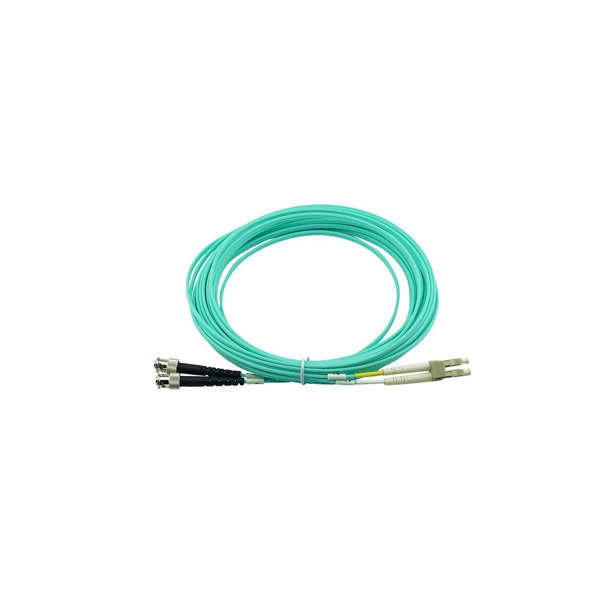 BLUEOPTICS - Duplex LWL Patchkabel LC-ST Multimode OM3 3 Meter