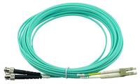 BLUEOPTICS - Duplex LWL Patchkabel LC-ST Multimode OM3 7.5 Meter