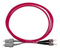 BLUEOPTICS - Duplex LWL Patchkabel SC-ST Multimode OM4 3 Meter