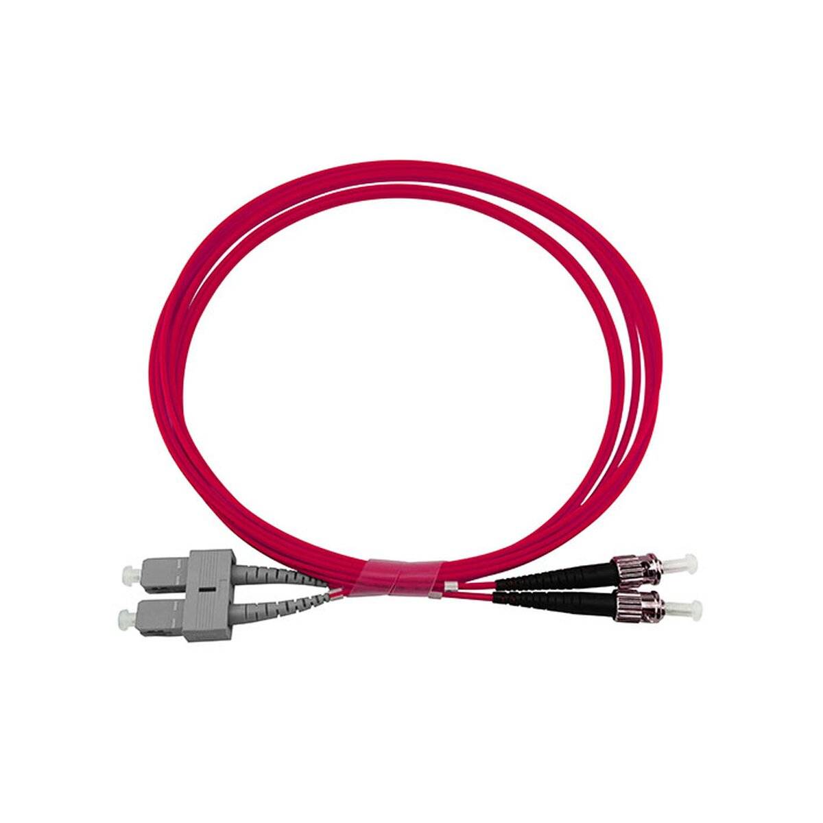 BLUEOPTICS - Duplex LWL Patchkabel SC-ST Multimode OM4 0.5 Meter
