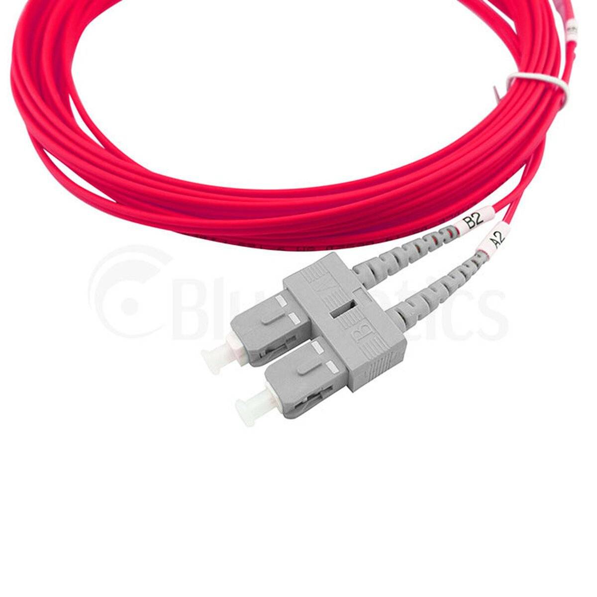 BLUEOPTICS - Duplex LWL Patchkabel SC-ST Multimode OM4 0.5 Meter