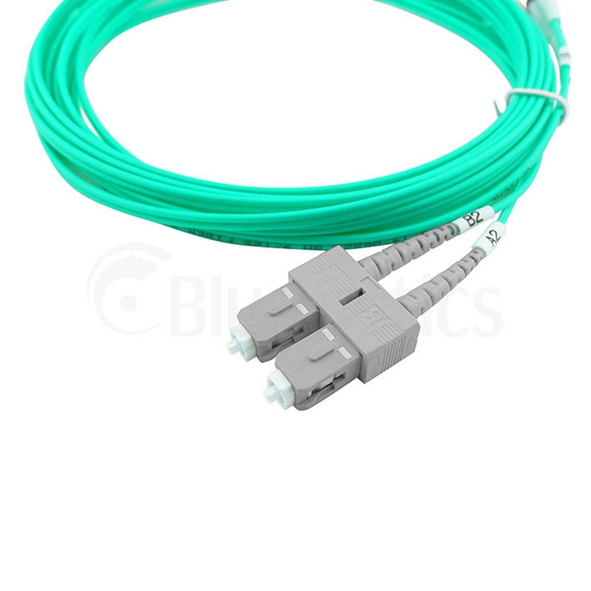 BlueOptics Duplex LWL Patchkabel SC-ST Multimode OM3 0.5 Meter