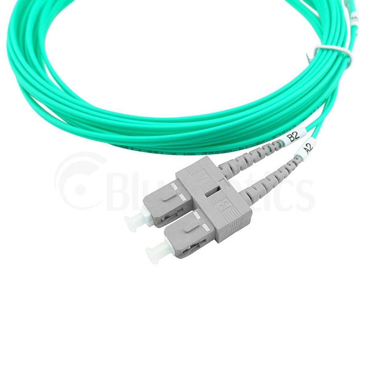 BlueOptics Duplex LWL Patchkabel SC-ST Multimode OM3 0.5 Meter