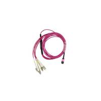 BLUEOPTICS - LWL MPO/4xLC Breakout Kabel OM4 5 Meter