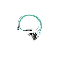 BLUEOPTICS - LWL MPO/4xST Breakout Kabel OM3 5 Meter