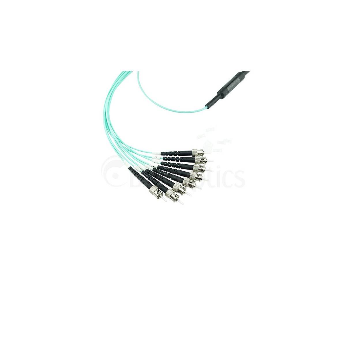 BLUEOPTICS - LWL MTP/4xST Breakout Kabel OM3 3 Meter