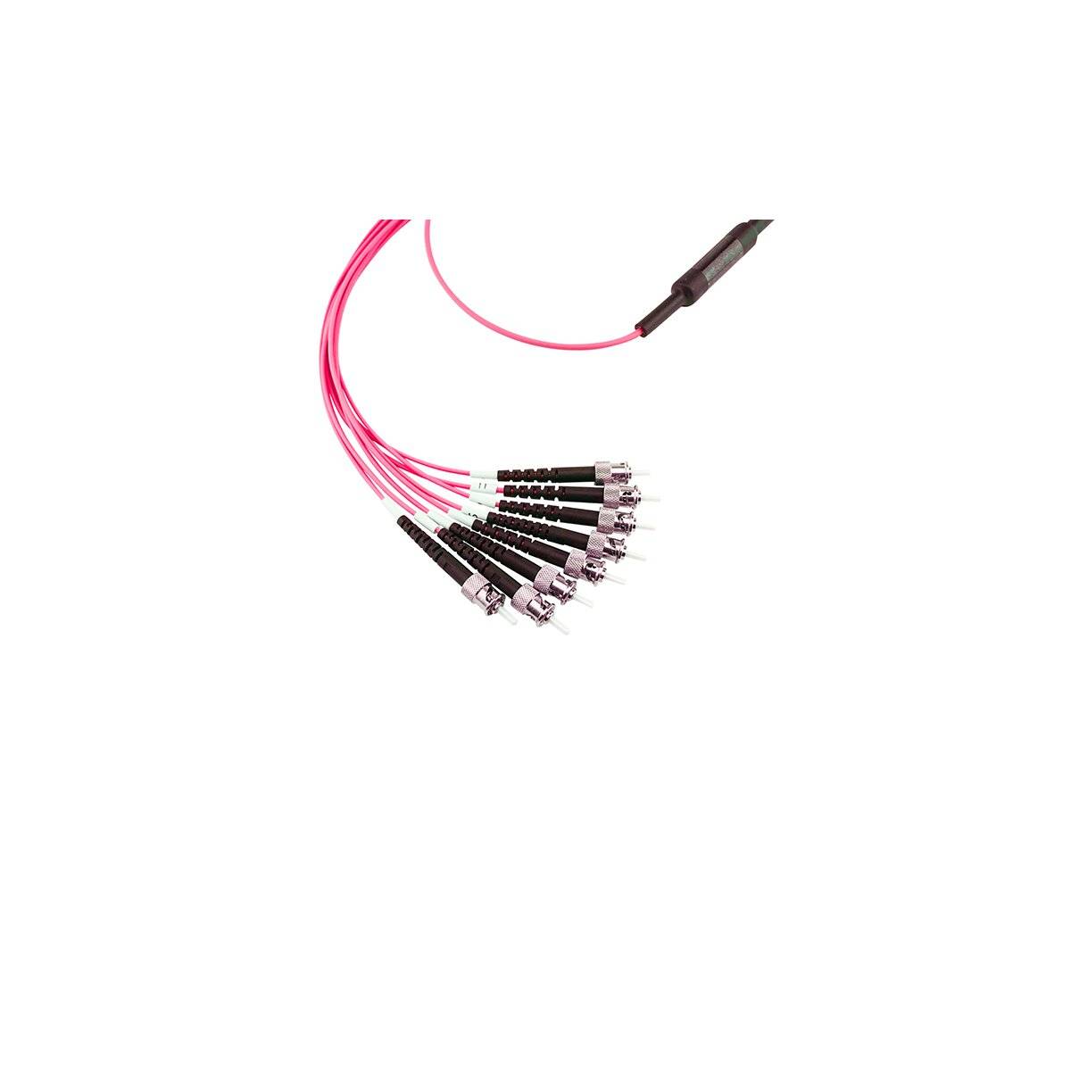 BlueOptics LWL MPO/4xST Breakout Kabel OM4 1 Meter