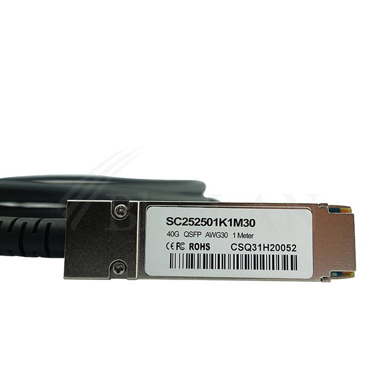 Brocade 40G-QSFP-C-0101 kompatibles BlueLAN DAC QSFP SC252501K1M30