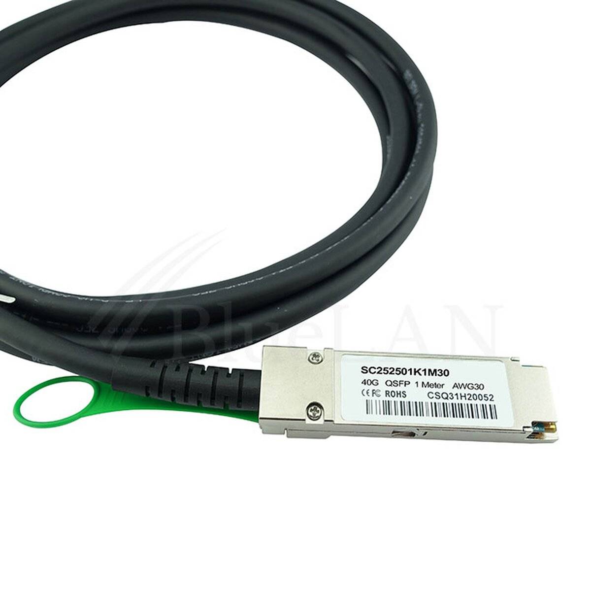 Chelsio QTAPCABLE-2M kompatibles BlueLAN DAC QSFP SC252501K2M30