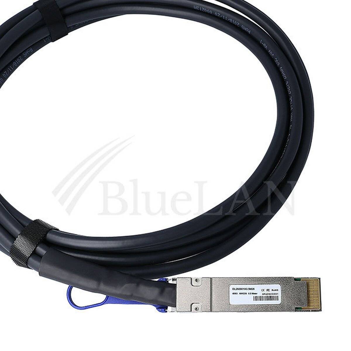 BlueLAN Direct Attach Kabel 400GBASE-CR4 QSFP-DD 2 Meter
