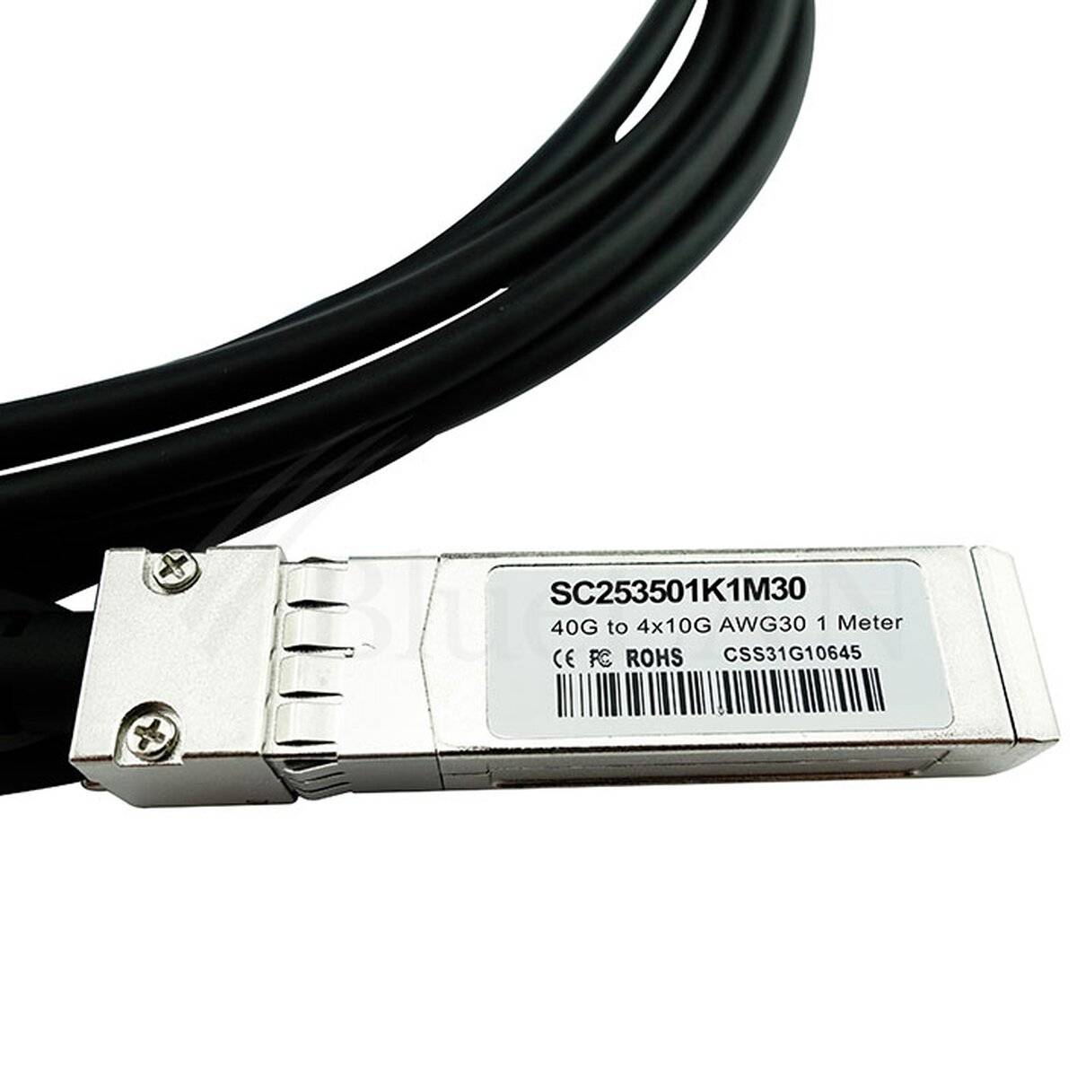 NetApp QSFP-4xSFP+-DAC-1M kompatibles BlueLAN QSFP DAC SC253501K1M30