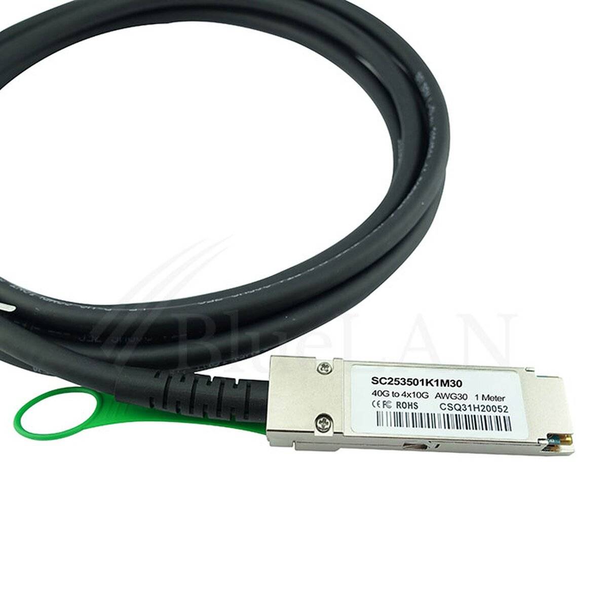 Coriant QSFP-4xSFP+-DAC-3M kompatibles BlueLAN QSFP DAC SC253501K3M30