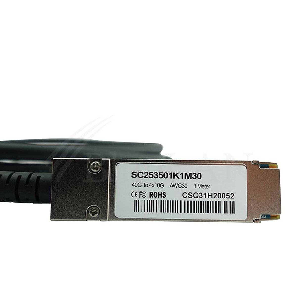 Huawei 02310MUM kompatibles BlueLAN QSFP DAC SC253501K5M26