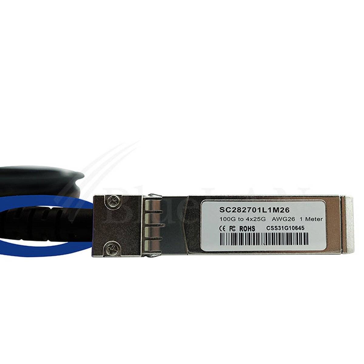 Radware QSFP28-4SFP28-DAC-3M kompatibles BlueLAN QSFP28 DAC SC282701L3M26