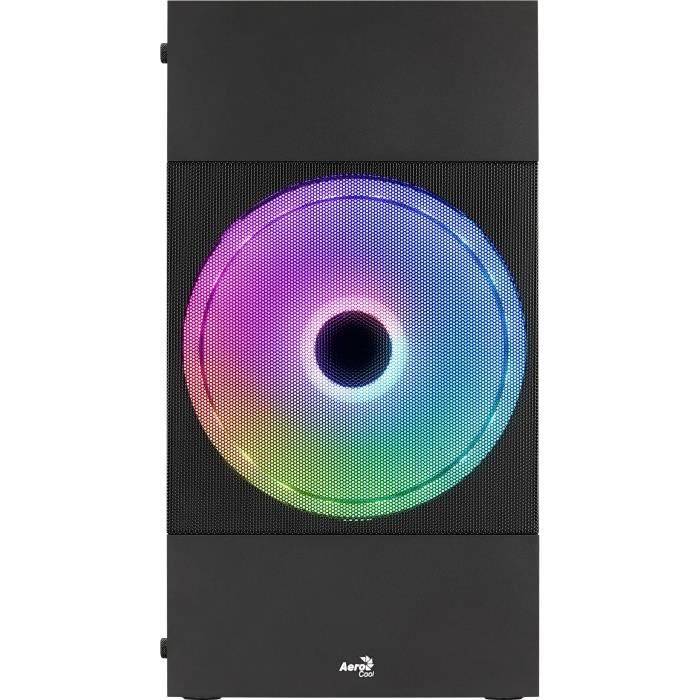 AEROCOOL Atomic Lite G Schwarz (V2) - Box ohne Netzteil - Miniturm - M-ATX-Format