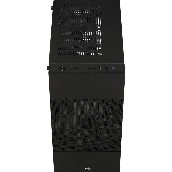 AEROCOOL Atomic Lite G Schwarz (V2) - Box ohne Netzteil - Miniturm - M-ATX-Format