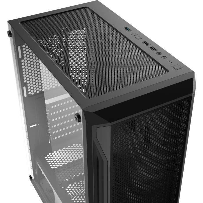 PC-Gehäuse - XIGMATEK - Gaming X - Gehäuse ohne Netzteil - Mittlerer Tower - ATX-Format - Schwarz (EN46621)