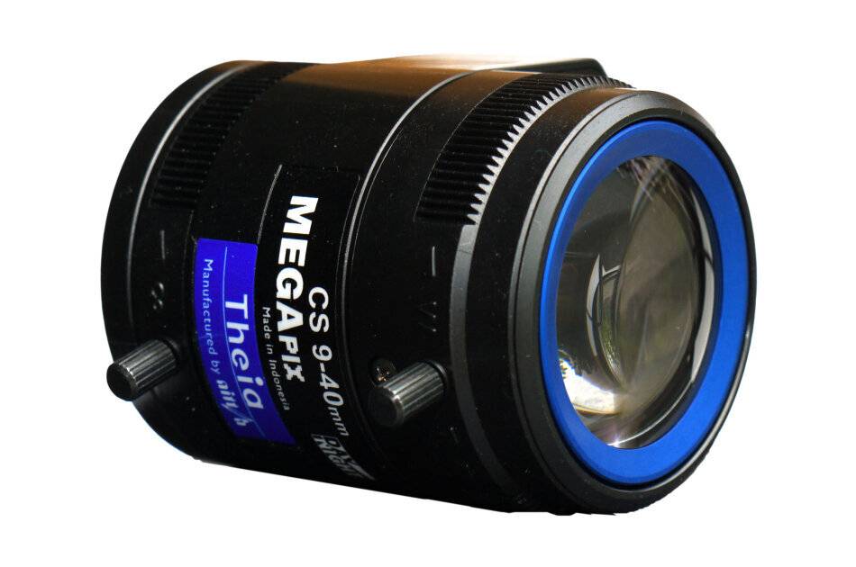 Theia Technologies SL940P, F1,5/9-40mm Megapixel Objektiv, Tag/Nacht, 1/3", Varifokal, P-Iris, CS-Mount