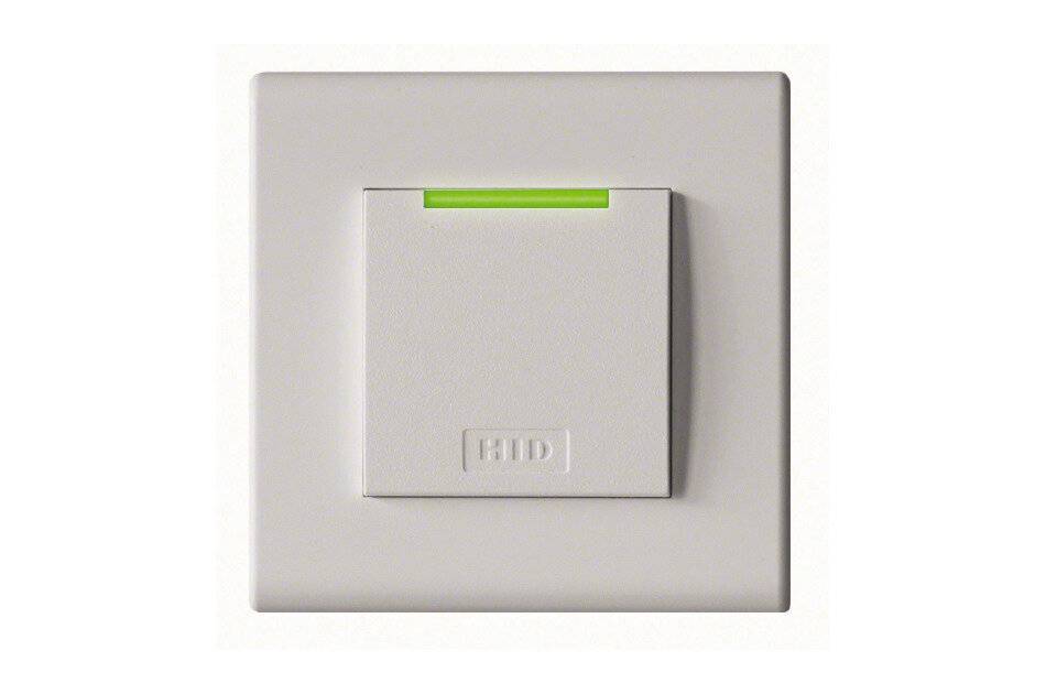 95ANTNTEG00000, iCLASS SE R95A Unterputz Decor Leser, 13,56MHz, grau, Wiegand-Schnittstelle