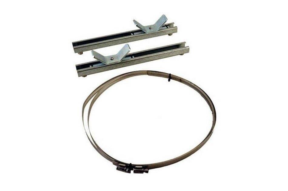 Solvido SOL-WST-MB-40, Mastbefestigung 40cm Set (2St.) für SOL-IQbox maxi