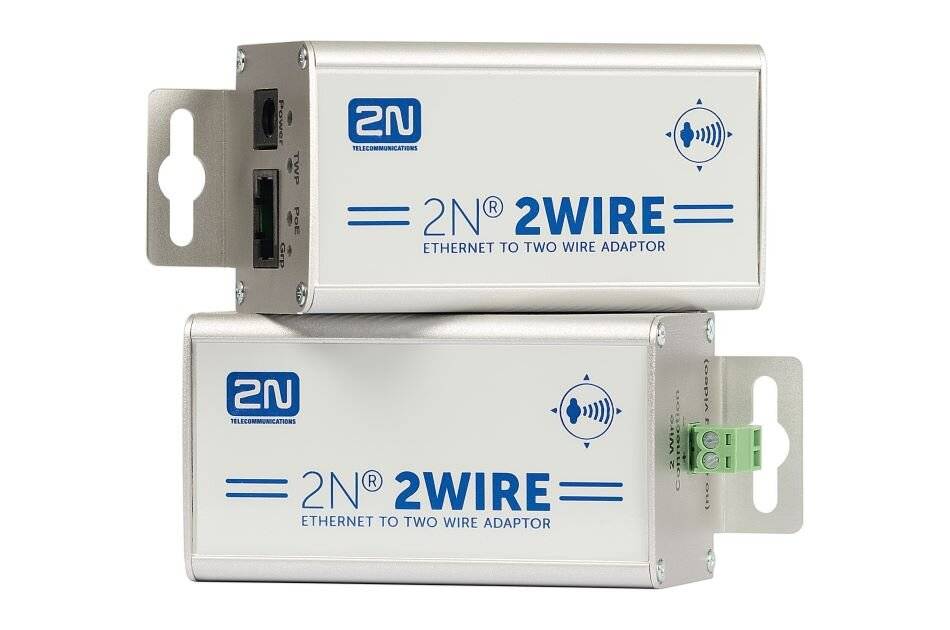 2N 2Wire - set with 2 adapter and EU power cord