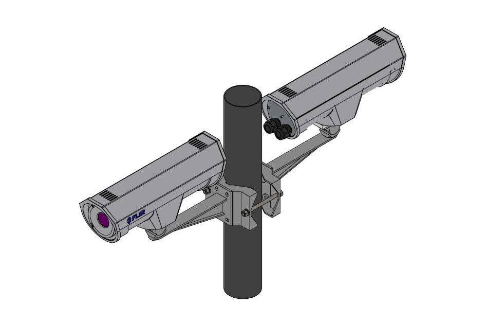 Teledyne FLIR F-POLE-01, Mastbefestigung, klein, für FLIR F-Serie