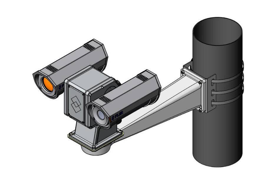 Teledyne FLIR PT-POLE-02, Mastbefestigung, groß, für FLIR PT-Serie