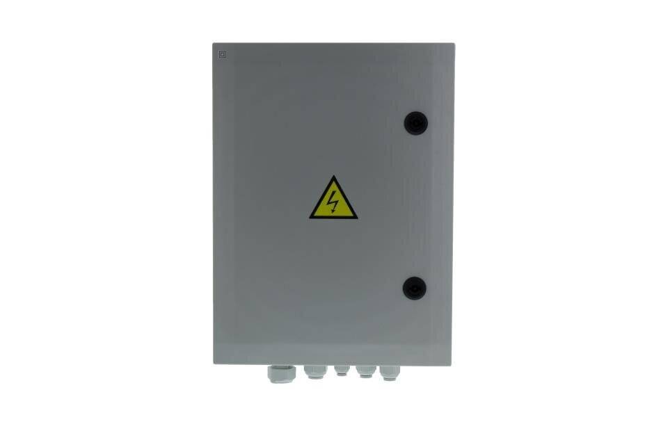 Solvido SOL-IQbox-eco-B/Hz, Kamera Anschlusskasten für Videoüberwachung mit Steckdose, FI/LS und Heizung