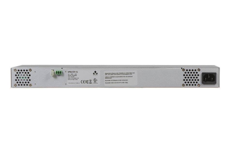 Veracity VPSU-57V-1U-EU, Netzgerät, 57V DC, 400W max, für Veracity HIGHWIRE, Passend zum 1U rackmount