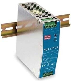 Jetrics NDR-120-48 DIN RAIL Netzteil, Netzgerät für DIN Hutschienenmontage 230VAC Eingang, 48VDC Ausgang, max. 120W