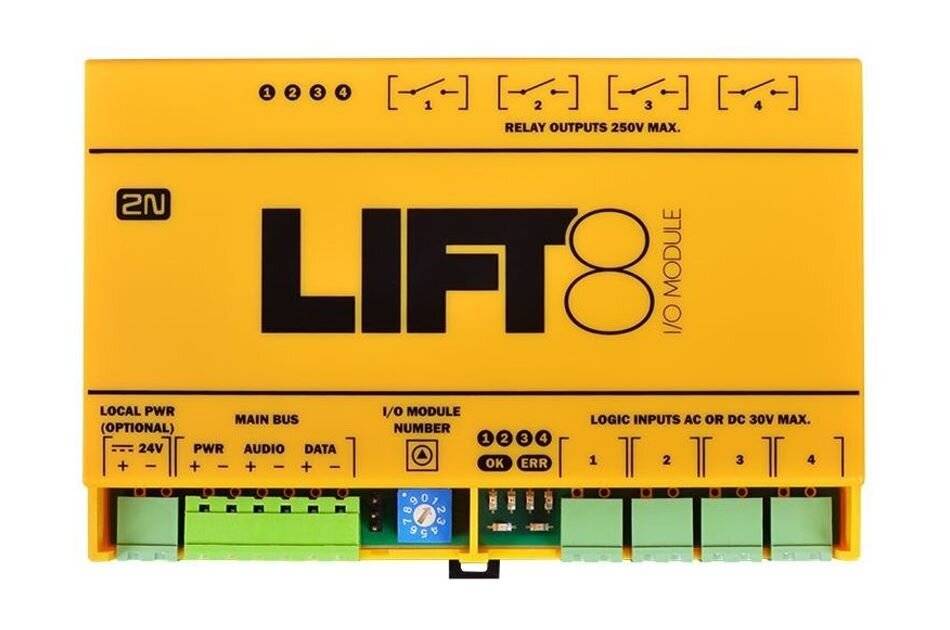 2N Lift8 I/O Module, Ein- und Ausgangs Modul, für Lift8 System, 4 Eingänge, 4 Ausgänge