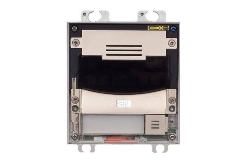 2N IP Solo Surface NoCam, Netzwerk Türstation, 1 Ruf Taste, ohne Kamera, IK08, IP54, Aufputzmontage