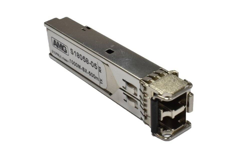SFP-MM-1G-SX05-85, SFP, 1Gb/s, Doppelfaser, Multimode, 500m Reichweite (Tx/Rx: 850 nm) 7 dB DR
