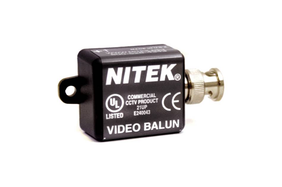 Nitek VB39M, Zweidraht-Sender/Empfänger, passiv, BNC Stecker Ein-/ Ausgang, Überspannungsschutz