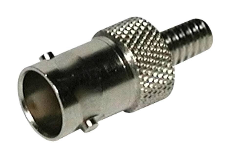 Jetrics R142-242-161W, BNC Crimpkupplung, für Videokabel RG59/U und MCAB-2