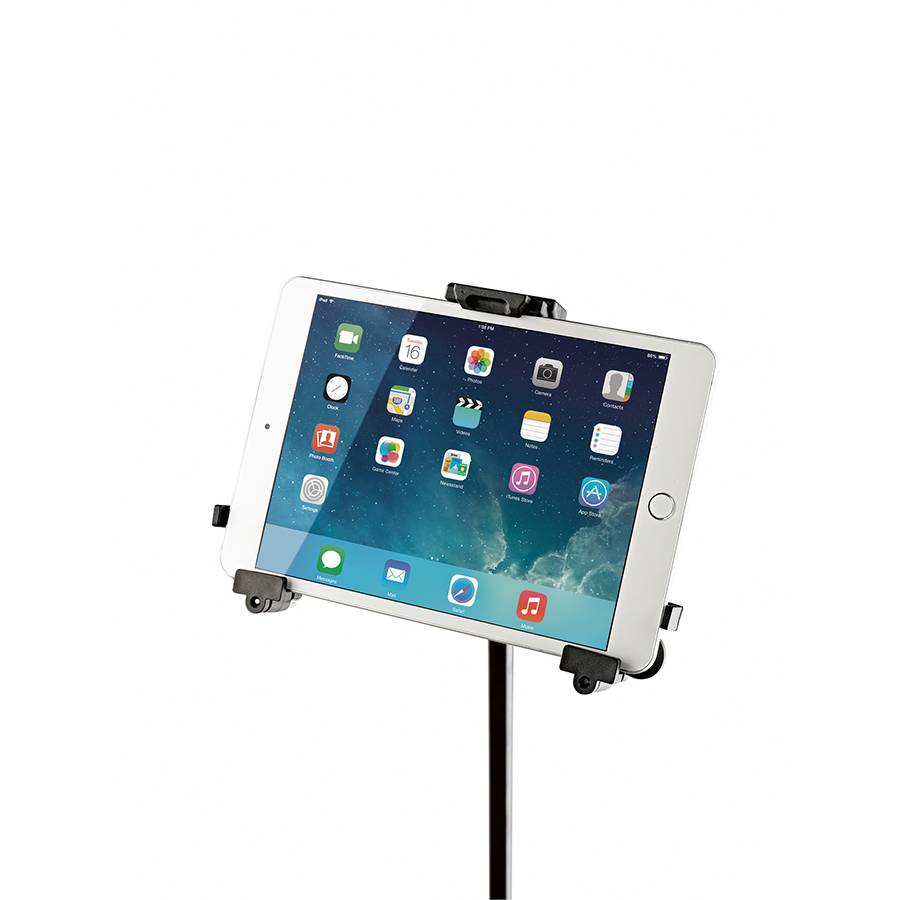 KOENIG & MEYER Universal Tablet-PC-Stativhalter (Höhe 163 - 242 mm | Breite 102 - 189 mm | 3/8" Gewindebolzen | 90°