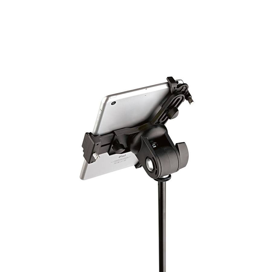 KOENIG & MEYER Universal Tablet-PC-Stativhalter (Höhe 163 - 242 mm | Breite 102 - 189 mm | 3/8" Gewindebolzen | 90°