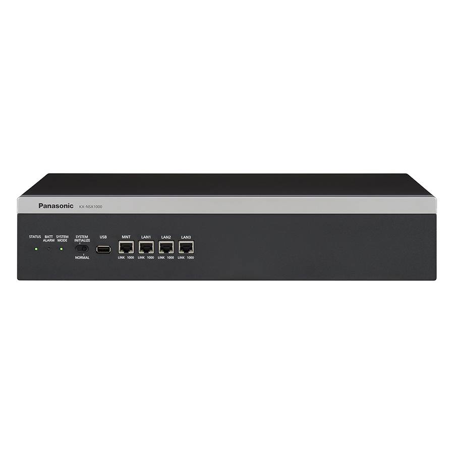 PANASONIC KX-NSX1000EX - Business Communication Server Haupteinheit (4x LAN-Port | 1x USB-Port | 1x Serial Port | incl.